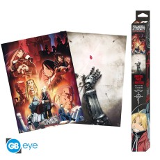 ABYstyle FullMetal Alchemist Poster Chibi Set (2 pcs.) 52 x 38 cm - Series 1