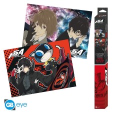 ABYstyle Persona 5 Poster Chibi Set (2 pcs.) 52 x 38 cm - Series 1 - Divi plakāti
