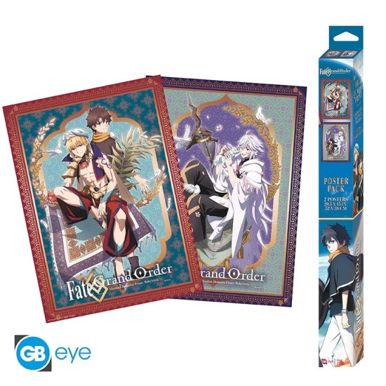 ABYstyle Fate Grand Order Poster Chibi Set (2 pcs.) 52 x 38 cm - Series 1 - Divi plakāti