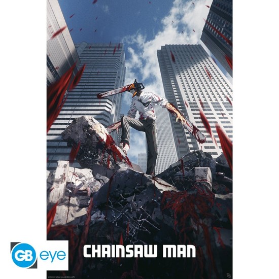 ABYstyle Chainsaw Man Poster Maxi 91.5 x 61 cm - Key Visual - Plakāts
