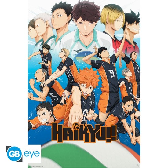 ABYstyle Haikyu!! Poster Maxi 91.5 x 61 cm - Key art season 1 - Plakāts
