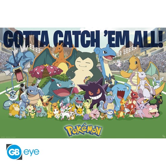 ABYstyle Pokemon Poster Maxi 91.5 x 61 cm - All Time Favorites - Plakāts