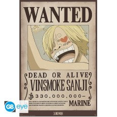 ABYstyle One Piece Poster Maxi 91.5 x 61 cm - Wanted Sanji