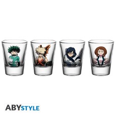 ABYstyle My Hero Academia Shot Glass 50ml (4 pcs.) - Heroes - Šotu glāzes