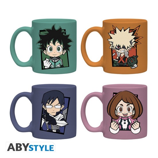 ABYstyle My Hero Academia Set 4 Espresso Mug 110ml - Chibi - Krūze