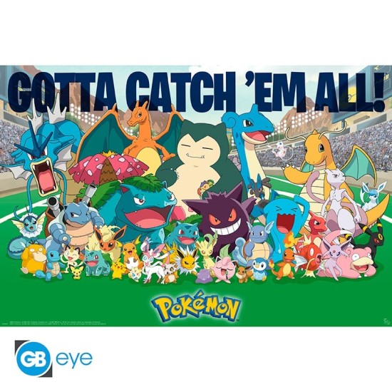 ABYstyle Pokemon Poster Maxi 91.5 x 61 cm - All Time Favorites - Plakāts