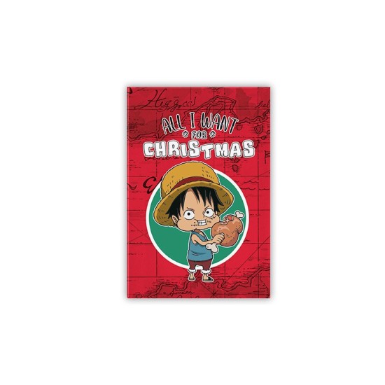 ABYstyle One Piece Magnet 5 x 8 cm - All I Want for Christmas - Magnēts