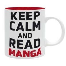 ABYstyle Asian Art Ceramic Mug 320ml - Ceep Calm and Read Manga - Кружка