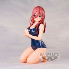 Banpresto The Quintessential Quintuplets Movie Celestial Vivi School Style Figure 12cm - Miku Nakano - Plastmasas figūriņa
