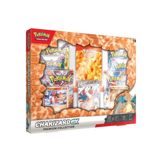 Pokemon Super Card Game TCG Trading Cards - Charizard Ex Premium Collection Box EN - Kāršu spēle