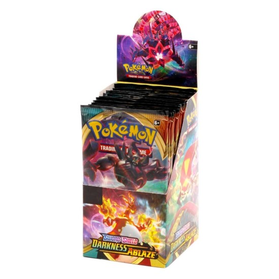 Pokemon Super Card Game TCG Trading Cards - Sword & Shield 3 Darkness Ablaze Half Size assorted EN - Kāršu spēle