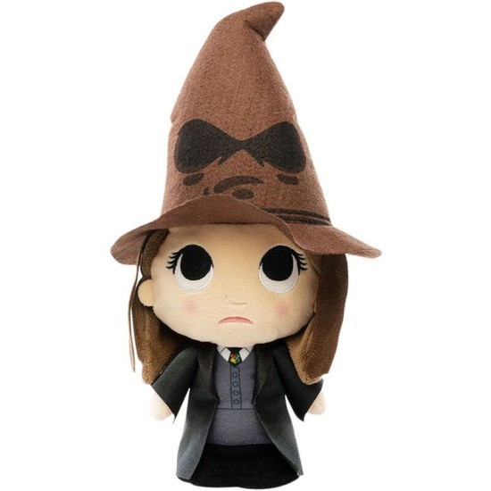 Funko! Harry Potter Plush Toy 15cm - Hermione with Sorting Hat - Plīša rotaļlieta