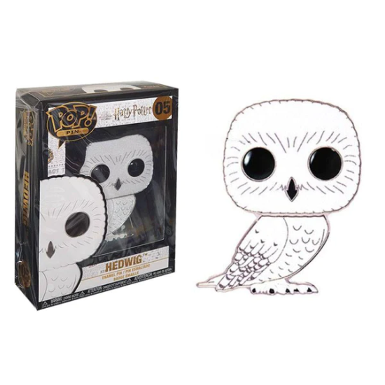 Funko POP! Harry Potter Large Enamel Pin 10cm - Hedwig Chase (05) - Piespraude / statuete