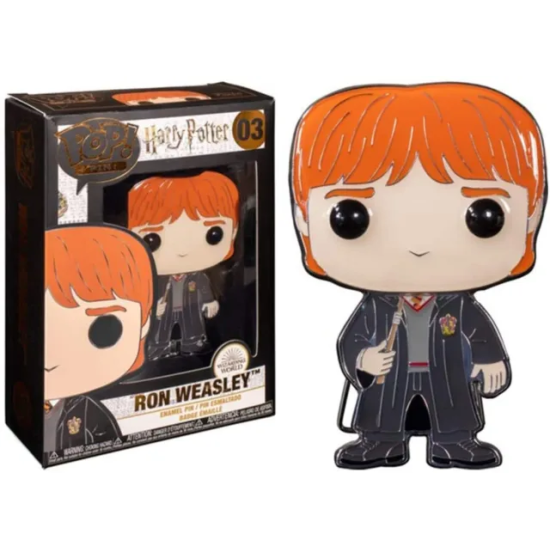 Funko POP! Harry Potter Large Enamel Pin 10cm - Ron Weasley (03) - Piespraude / statuete