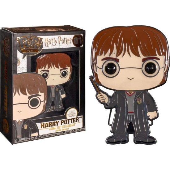 Funko POP! Harry Potter Large Enamel Pin 10cm - Harry Potter (01) - Piespraude / statuete