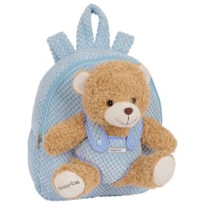 Safta Bear Plush Toy Backpack 27cm - Голубой - Рюкзак