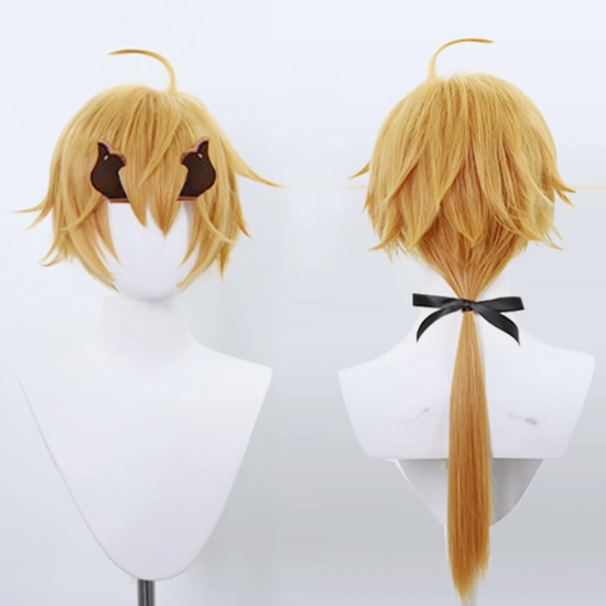 Genshin Impact Anime Cosplay Synthetic Hair Wig - Thoma - Kospleja parūka