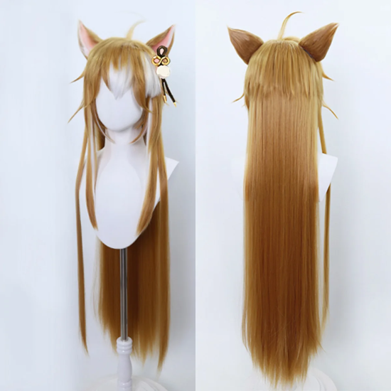 Genshin Impact Anime Cosplay Synthetic Hair Wig - Miss Hina - Kospleja parūka