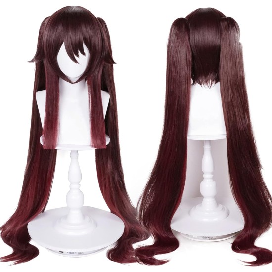 Genshin Impact Anime Cosplay Synthetic Hair Wig - Hutao - Kospleja parūka