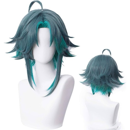 Genshin Impact Anime Cosplay Synthetic Hair Wig - Xiao - Kospleja parūka