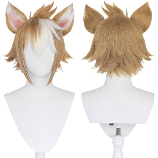 Genshin Impact Anime Cosplay Synthetic Hair Wig - Gorou - Kospleja parūka