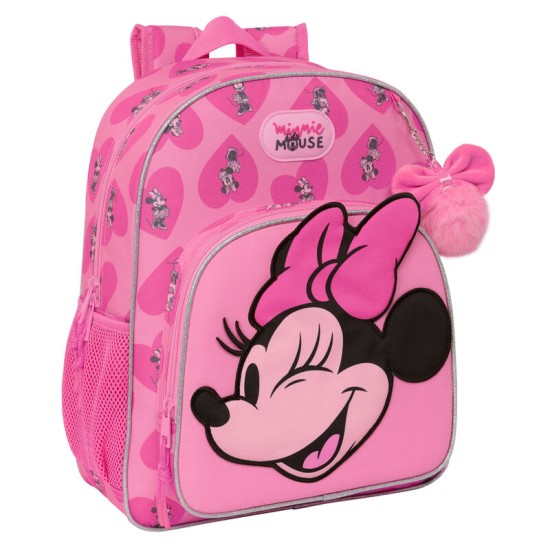 Safta Disney Mickey Mouse Minnie Loving Backpack 38cm - Mugursoma