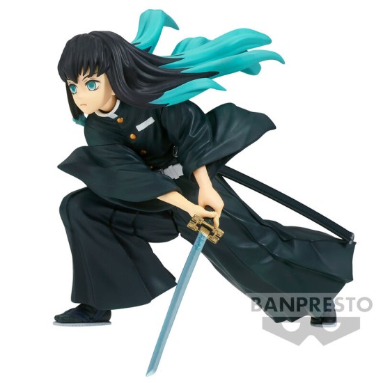 Banpresto Demon Slayer Kimetsu no Yaiba Vibration Stars Figure 10cm - Muichiro Tokito - Plastmasas figūriņa