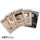 ABYstyle One Piece Postcard Wanted Set (5 pcs.) 15 x 11cm - Pastkartes