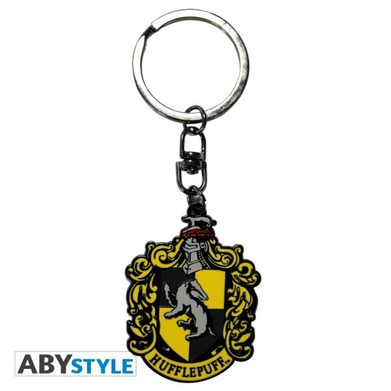 ABYstyle Harry Potter Keychain - Hufflepuff - Metālisks atslēgu piekariņš