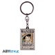 ABYstyle One Piece Keychain - Wanted Luffy - Metālisks atslēgu piekariņš