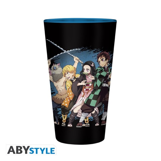 ABYstyle Demon Slayer Large Glass 400ml - Group - Glāze