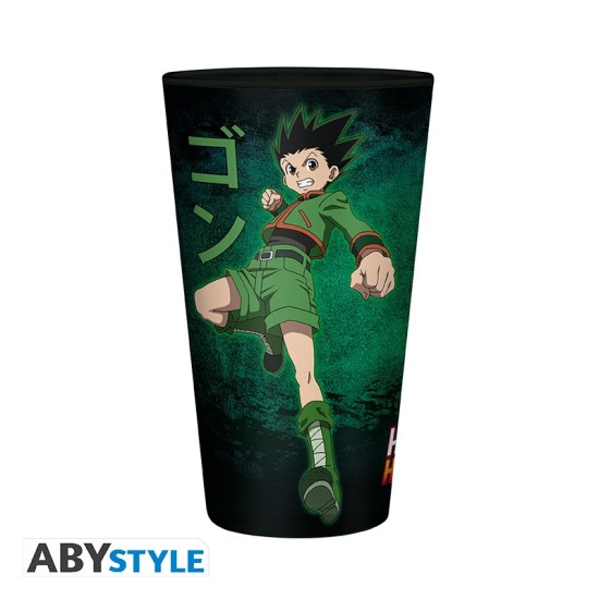 ABYstyle Hunter x Hunter Large Glass 400ml - Gon vs Hisoka - Glāze