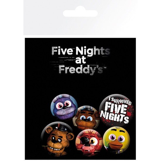 ABYstyle Five Nights at Freddy's Pin Badge Pack (6 pcs.) - Mix - Piespraude