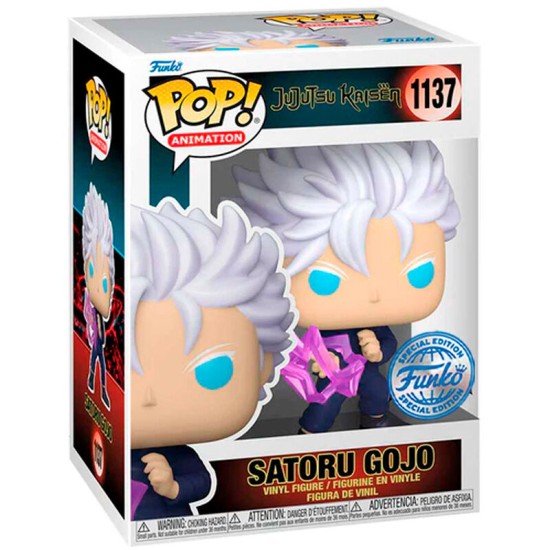 Funko POP! Jujutsu Kaisen Figure 9cm - Satoru Gojo Exclusive (1137) - Vinila figūriņa