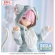 Sega Re:Zero Starting Life in Another World Yumemirize Figure 11cm - Ram Mofumofu - Plastic figure