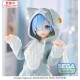 Sega Re:Zero Starting Life in Another World Yumemirize Figure 11cm - Rem Mofumofu - Plastic figure