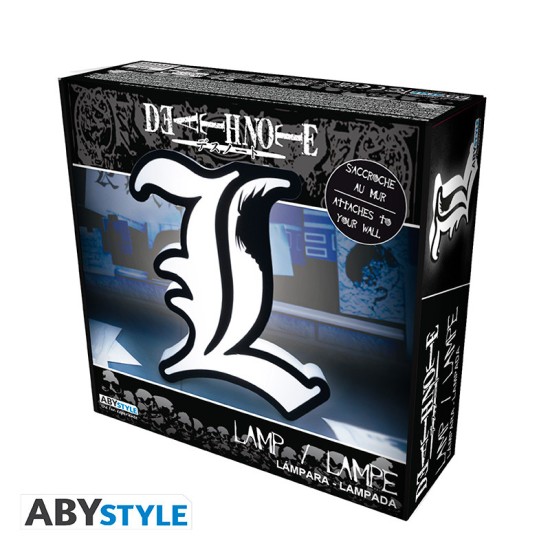 ABYstyle Death Note LED Lamp 21cm (works with 3xAA batteries) - L