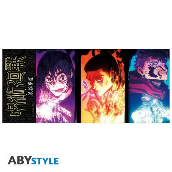ABYstyle Jujutsu Kaisen Ceramic Mug 320ml - Yuji & Aoi vs Mahito - Krūze