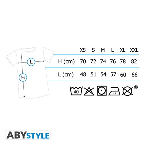 ABYstyle Junji Ito T-shirt - XS izmērs / Melns - Vīriešu kokvilnas T-krekls