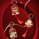 Pop Mart Loong Presents the Treasure Series Pendant Blind Box Metal Keychain - Металлический брелок для ключей