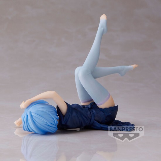 Banpresto Re:Zero Starting Life in Another World Relax Time Figure 10cm - Rem Dressing - Plastmasas figūriņa