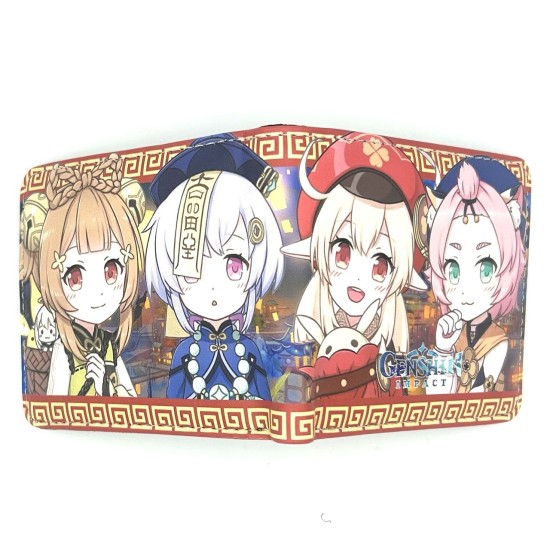 Genshin Impact Wallet 9 x 11cm V4 - Кошелек для денег