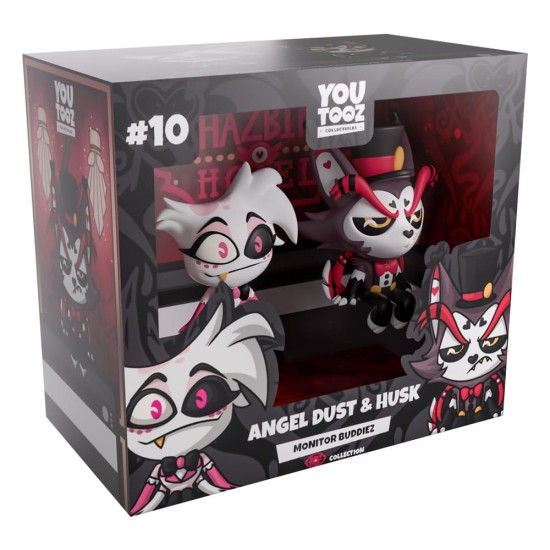 Youtooz Hazbin Hotel Vinyl Figure 7cm (2.pack) - Dust & Husk Monitor Buddiez - Виниловая фигурка