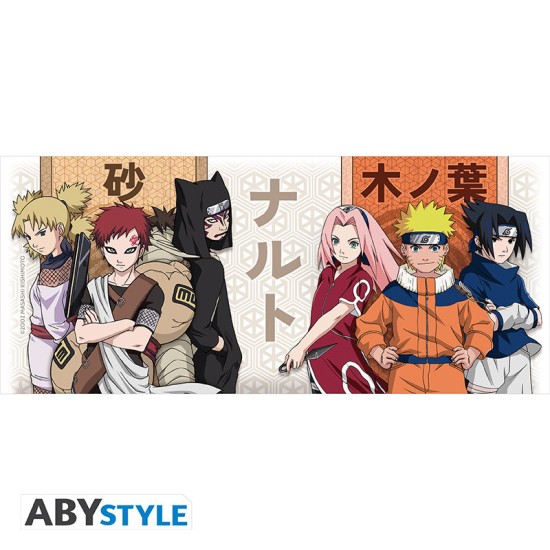 ABYstyle Naruto Shippuden Ceramic Mug 320ml - Konoha vs Suna - Krūze