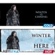 ABYstyle Game of Thrones Heat Change Ceramic Mug 460ml - Winter is Here - Krūze