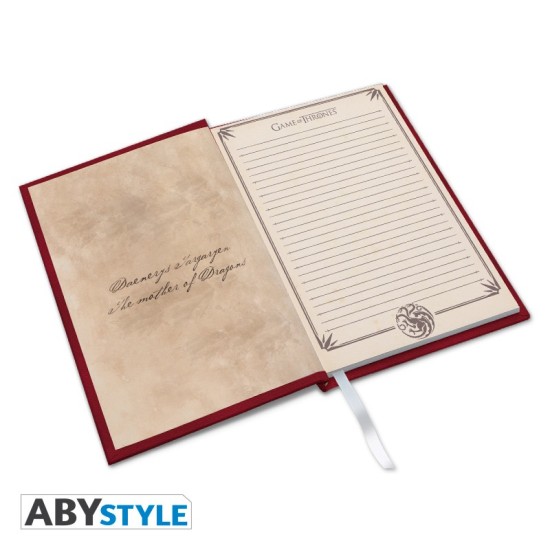 ABYstyle Game of Thrones A5 Notebook 21 x 15cm - Targaryen - Klade