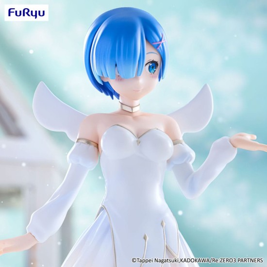 Furyu Re:Zero Starting Life in Another World BiCute Pure Figure 25cm - Rem Little Wings - Пластмассовая фигурка