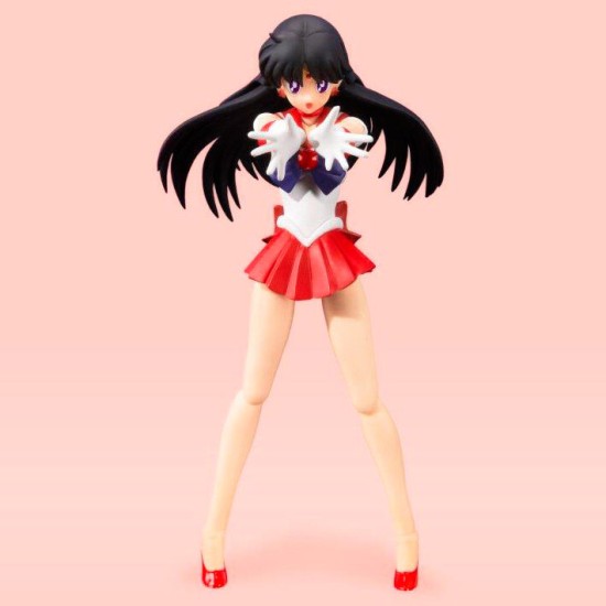 Tamashii Nations Pretty Guardian Sailor Moon Animation Color Edition Figure 14cm - Sailor Mars - Plastmasas figūriņa