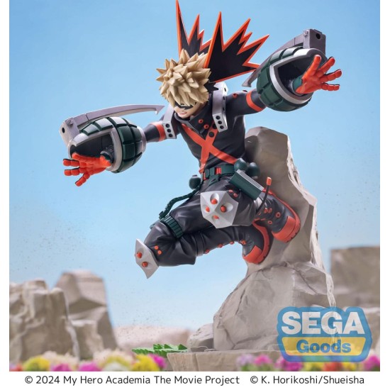 Sega My Hero Academia You´re Next Xross Link Anime Figure 18cm - Katsuki Bakugo - Plastic figure