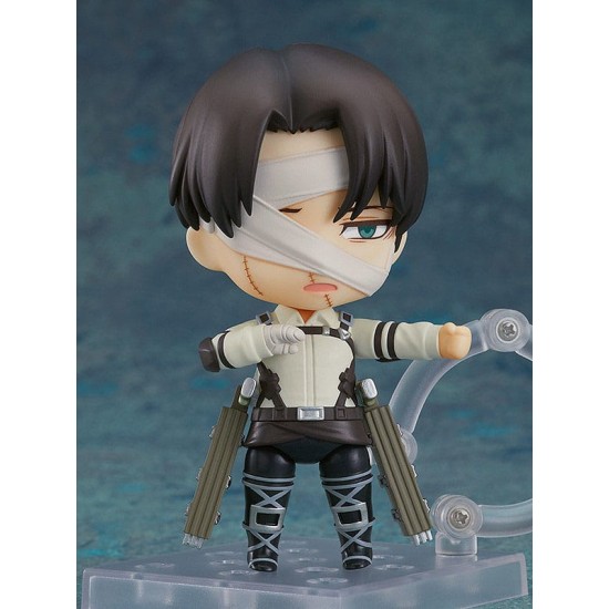 Good Smile Company Attack on Titan: The Final Season Nendoroid Action Figure 10cm - Levi Ackerman - Plastic figure